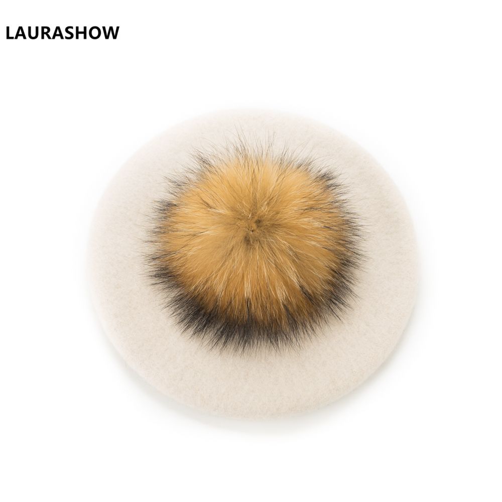 13cm natuurlijke pompom