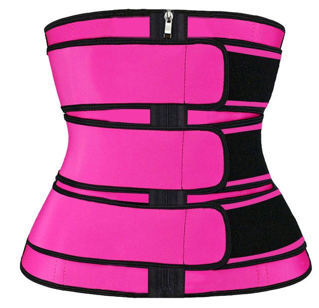 Pink 3 Belt Zip