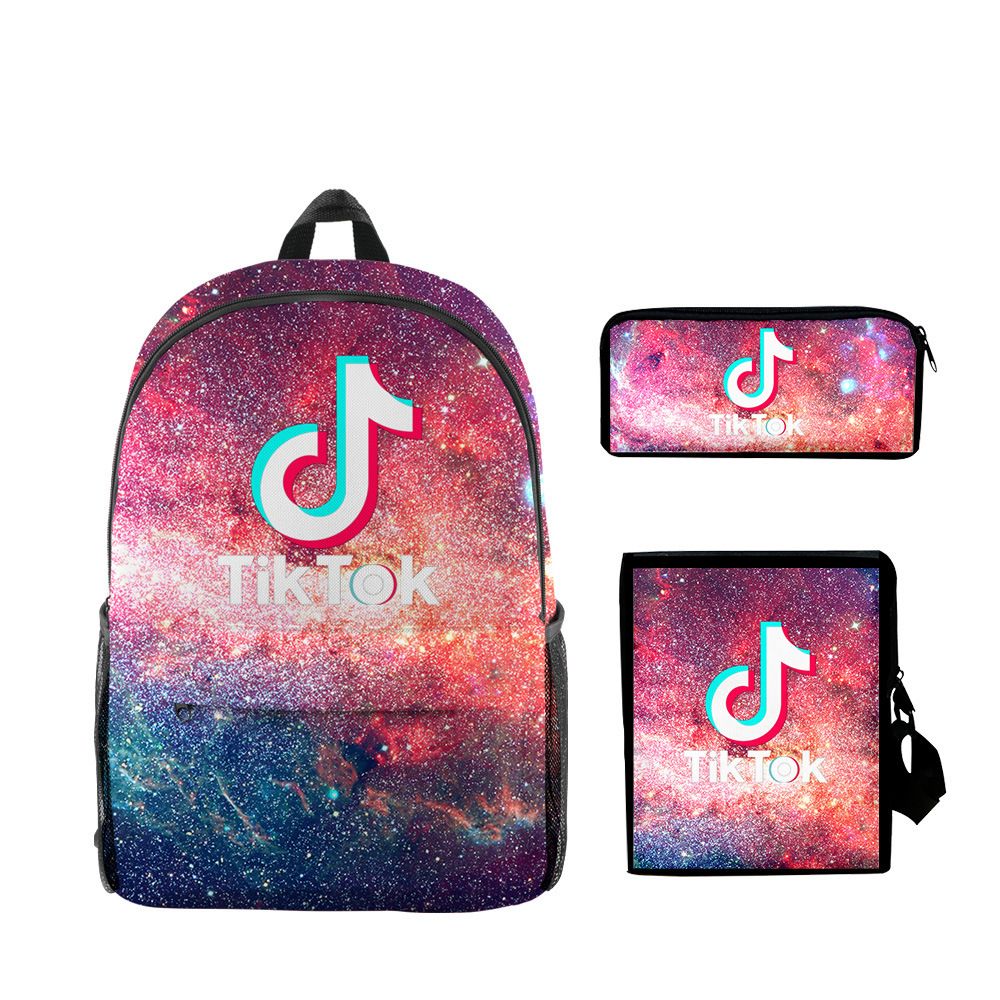 2020 New Starry Sky Vibrato TIK TOK Set Backpack Peripheral Cool And