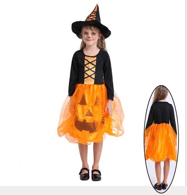 Compra 2020 Nuevo Vestidos De Halloween Disfraces Para Niños Y Niñas De  Calabaza Ropa De Celebración Resplandeciente Vestido De Calabaza Barato |  Entrega Rápida Y Calidad | Es.Dhgate