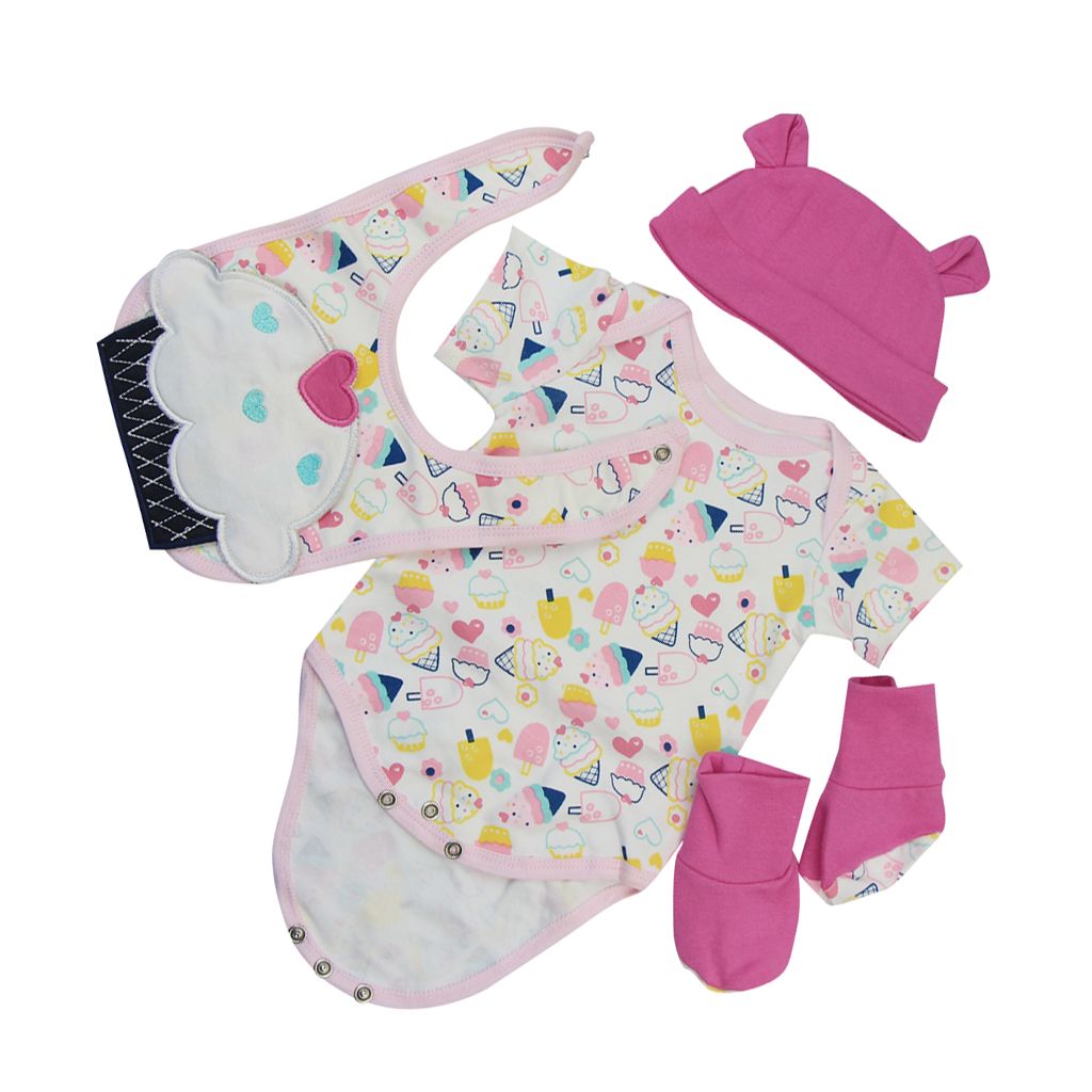 Ropa De Muñeca Romper Pantalones Babero Y Calcetines Ropa De Muñeca Romper Pantalones Babero Y Calcetines