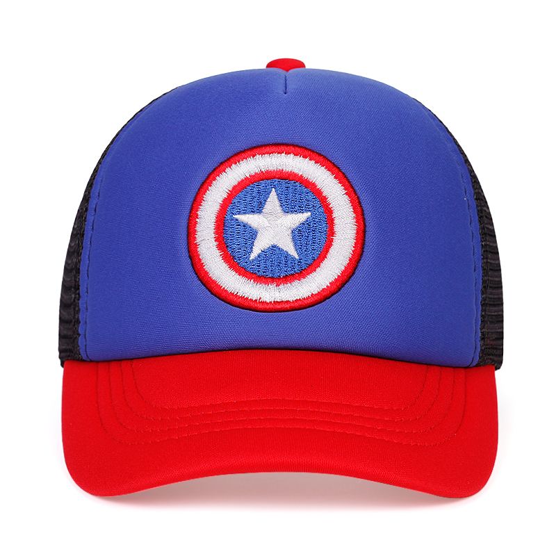 Gorra de malla de béisbol de Vengadores de sol deportivo unisex Rojo Gorra de malla de béisbol de Vengadores de sol deportivo unisex Rojo