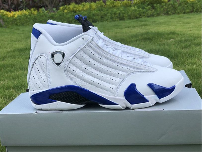 white blue 14s