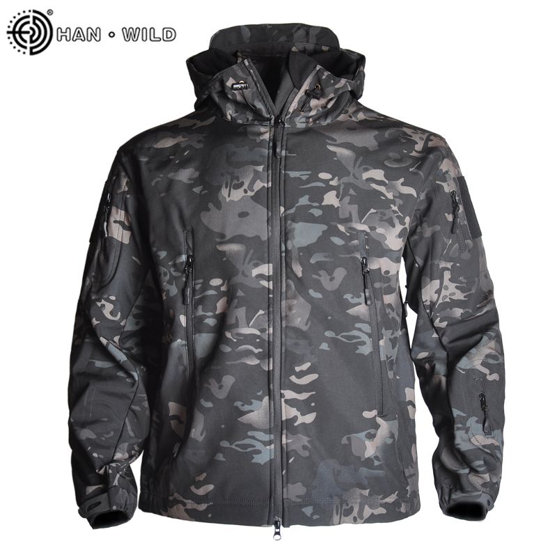 Chaqueta táctica militar de piel de tiburón V4 para hombr #CP green Chaqueta táctica militar de piel de tiburón V4 para hombr #CP green