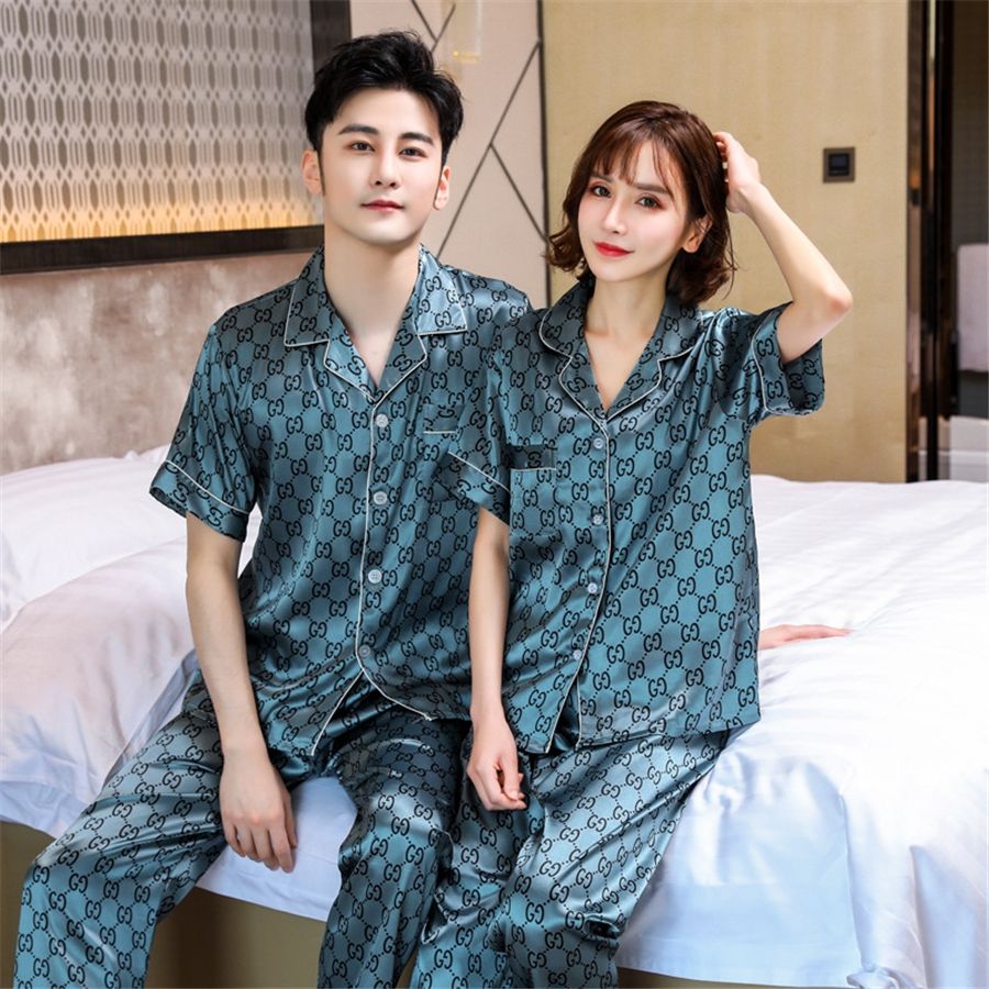 designer silk pajamas