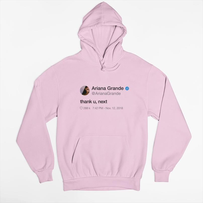 sudadera ariana grande thank u next
