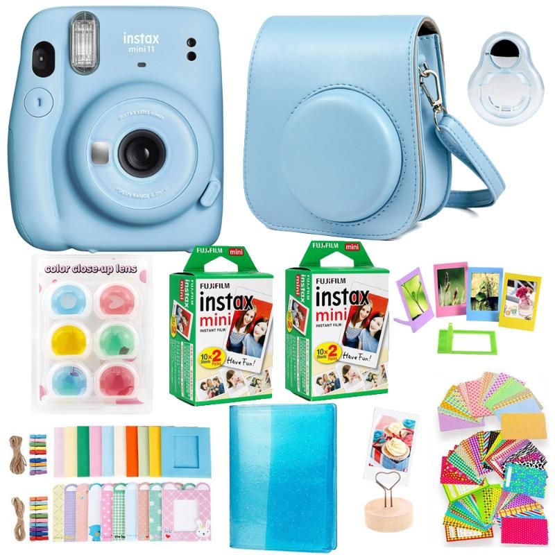 2020 Instax Mini 11 Instant Camera Bundle Kit With Polaroid Mini Film