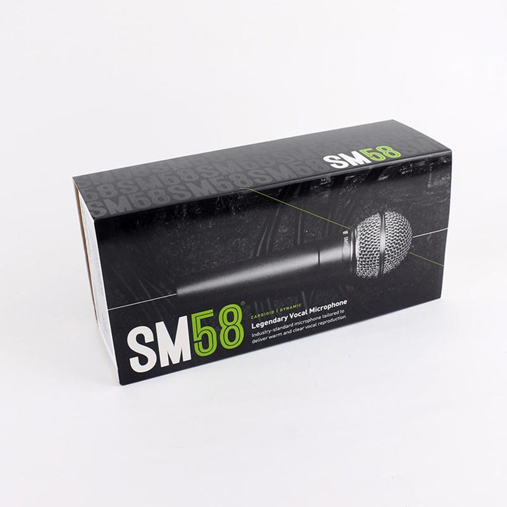 SM58S Kabelgebundenes Mikrofon mit Switch-Vokal-Karaoke-Handheld-Mikrofon für Meeting-Bühne und Heimgebrauch mit Retail-Box
