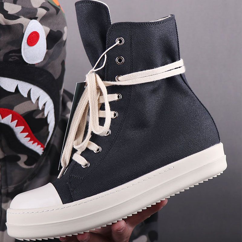 Groothandel Stijlvolle En Goedkope BRAND Schoenen Heren Tij High Top Shoes  Canvas Mode Heren Back Letters Hoge Top Sneakers Dameslaarzen |DHgate