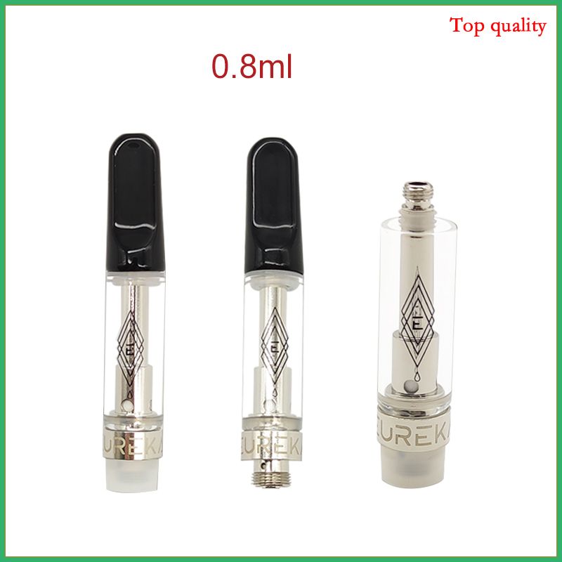 Eureka Cart Atomizer Empty Vape Cart Ceramic Coil Vape Pen Glass