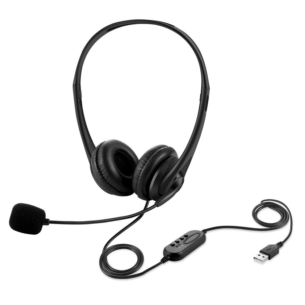 Auriculares USB del ordenador Call Ligera Auriculares con con el de la música