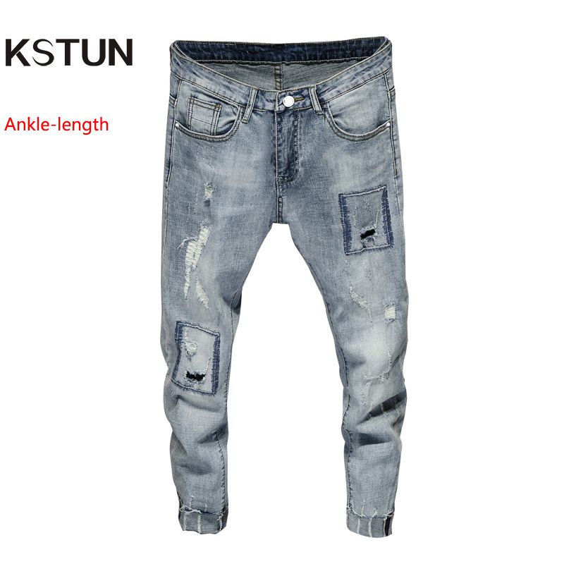 a brand ripped jeans