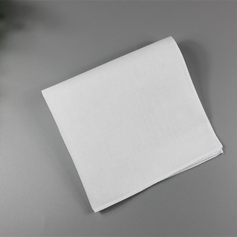 Pure White Handkerchiefs 100 Cotton Handkerchiefs Women Men 28cm*28cm