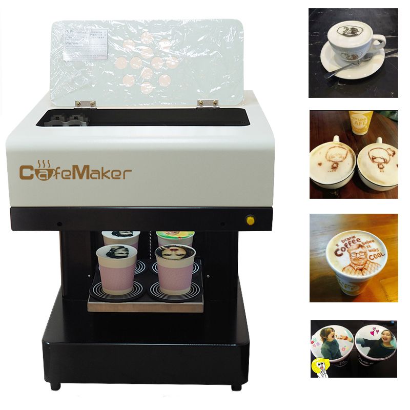 Compra Impresora Torta De Café Automática De La Impresora De Chocolate  Selfie Priter Café Máquina De Impresión Para El Capuchino Galletas Con La  Tableta Barato | Entrega Rápida Y Calidad | Es.Dhgate