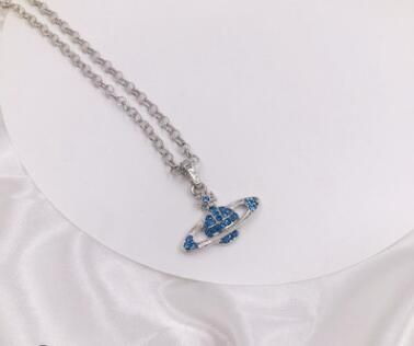Blå Saturn Necklace