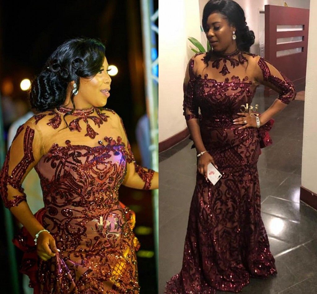 burgundy shiny dress