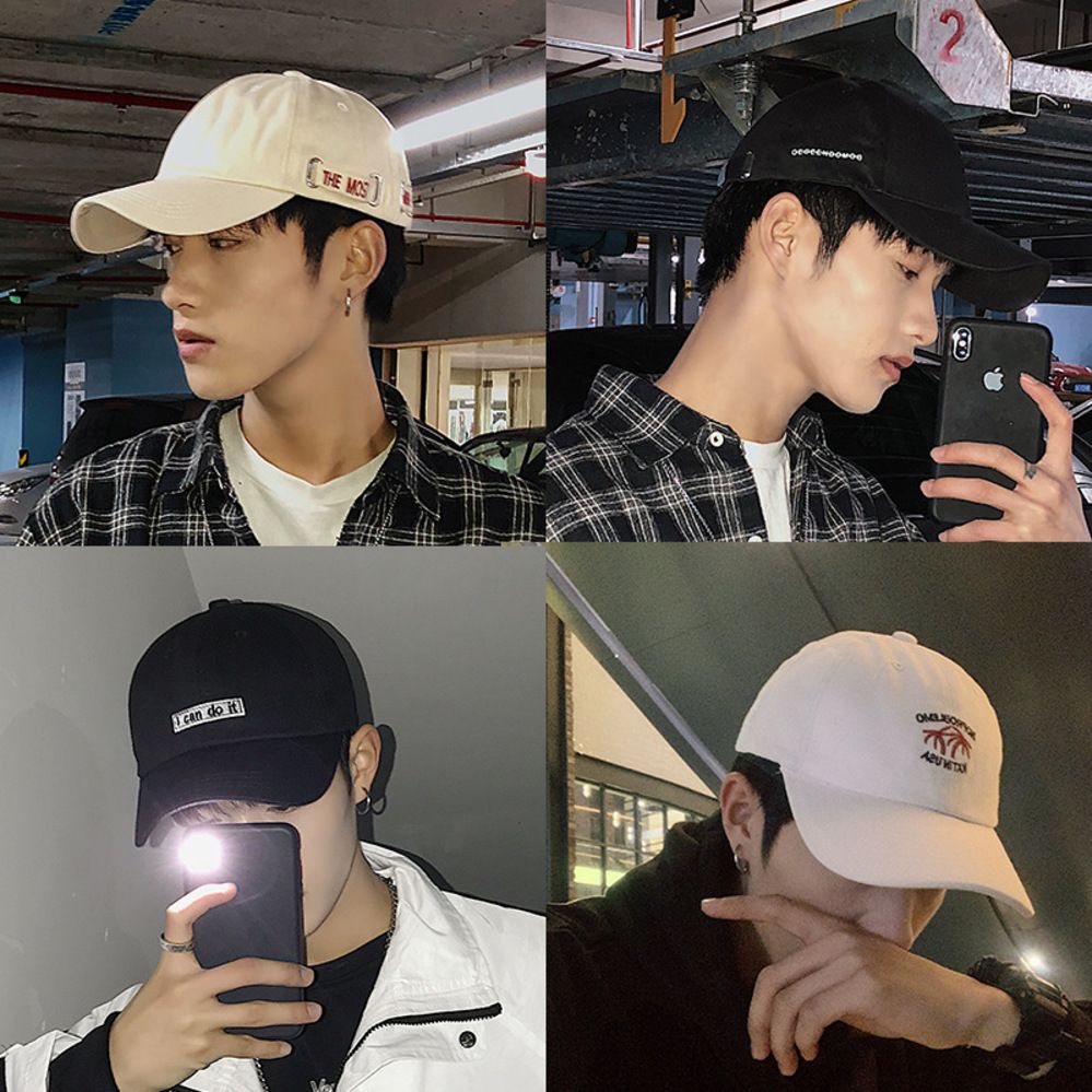 Hats Hat Peaked Korean Style Casual 