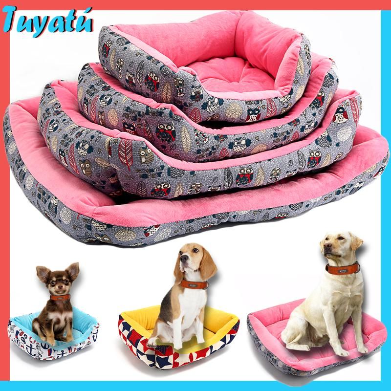 fluffy calming dog bed