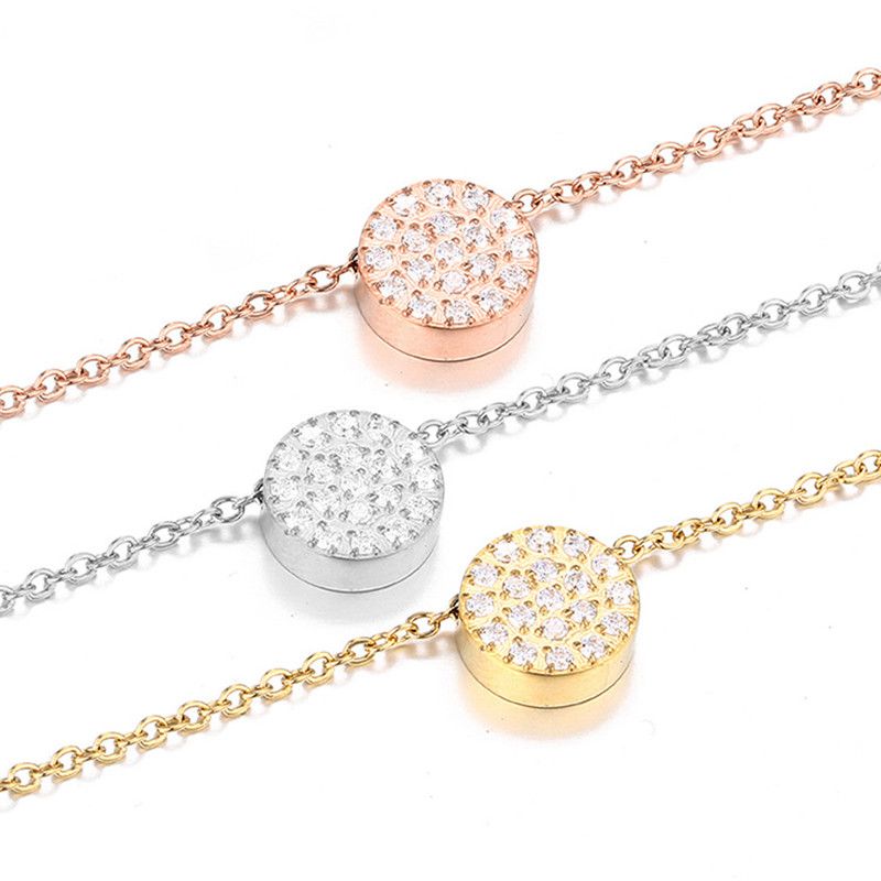 Dana Carrie Woman jewelry Red pendant titanium steel necklace clavicle chain hypoallergenic rose gold Dana Carrie Woman jewelry Red pendant titanium steel necklace clavicle chain hypoallergenic rose gold