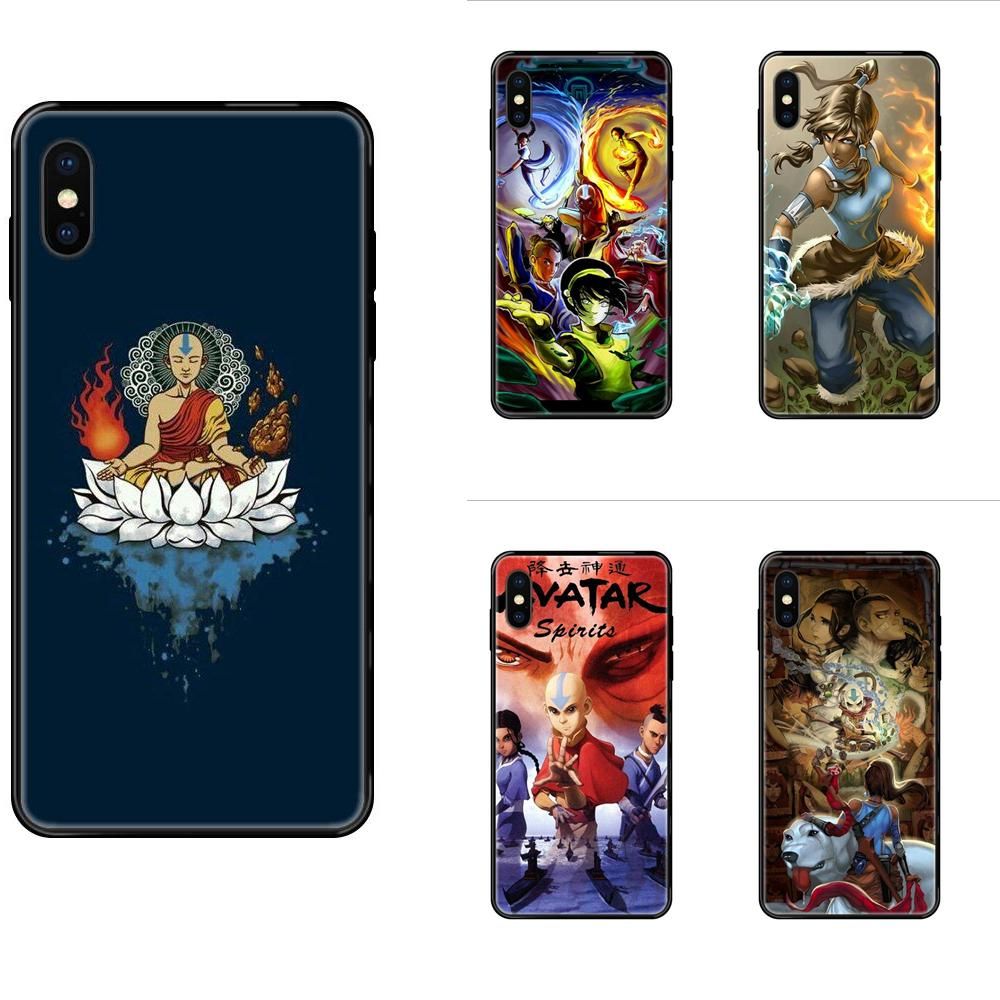 إطارات فارغه For Apple IPhone 11 12 Pro XS Max XR X 8 7 6 6S Plus 5 5S SE ... coque iphone 12 Avatar The Legend of Aang