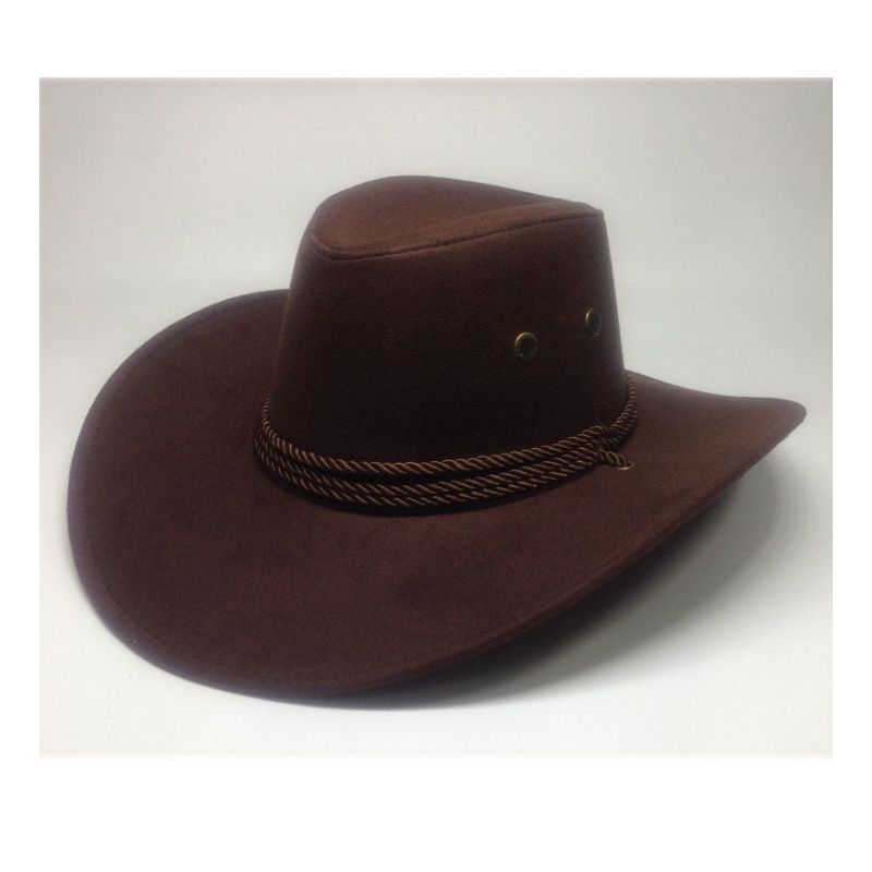 Chapéus marrons de cowboy