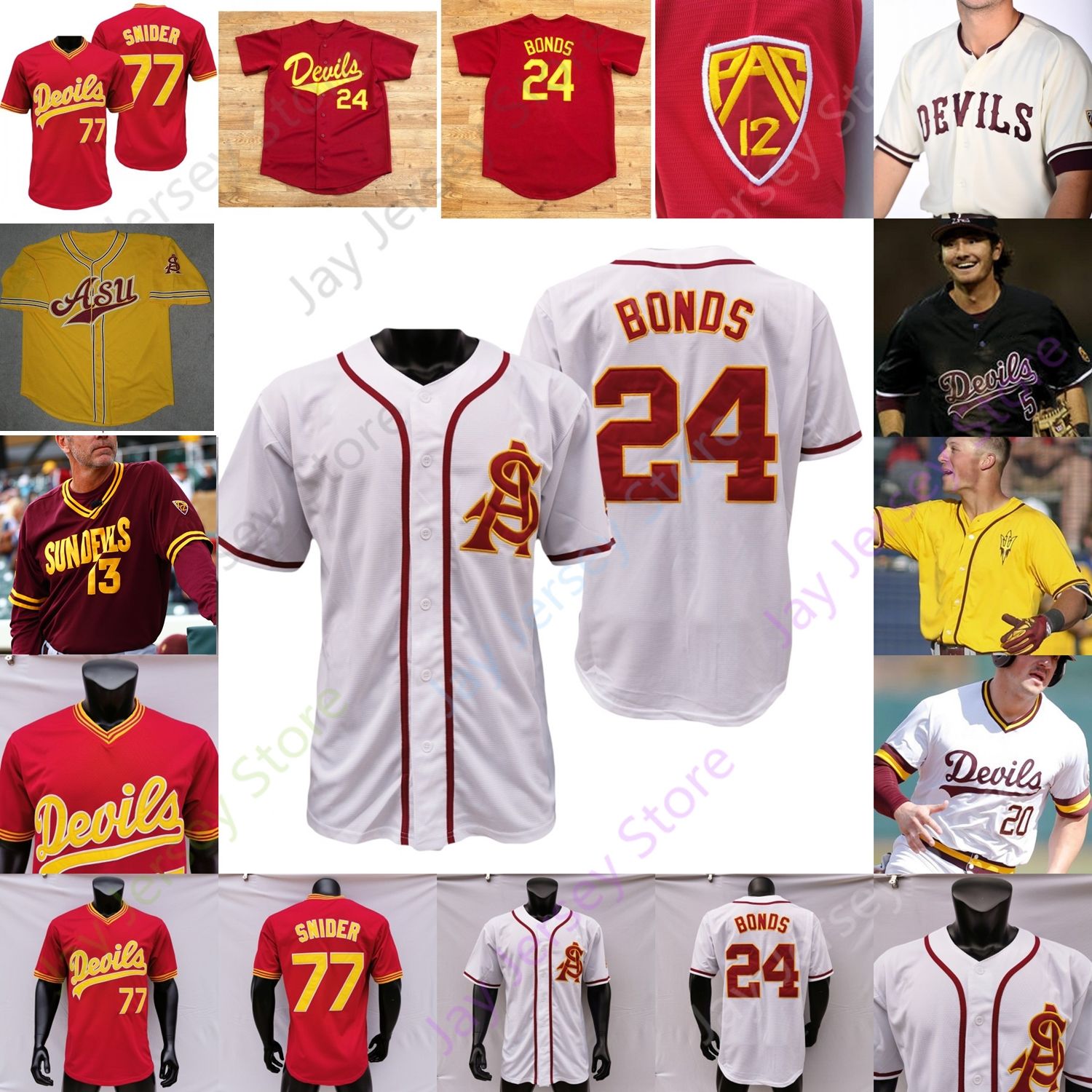 barry bonds arizona state jersey