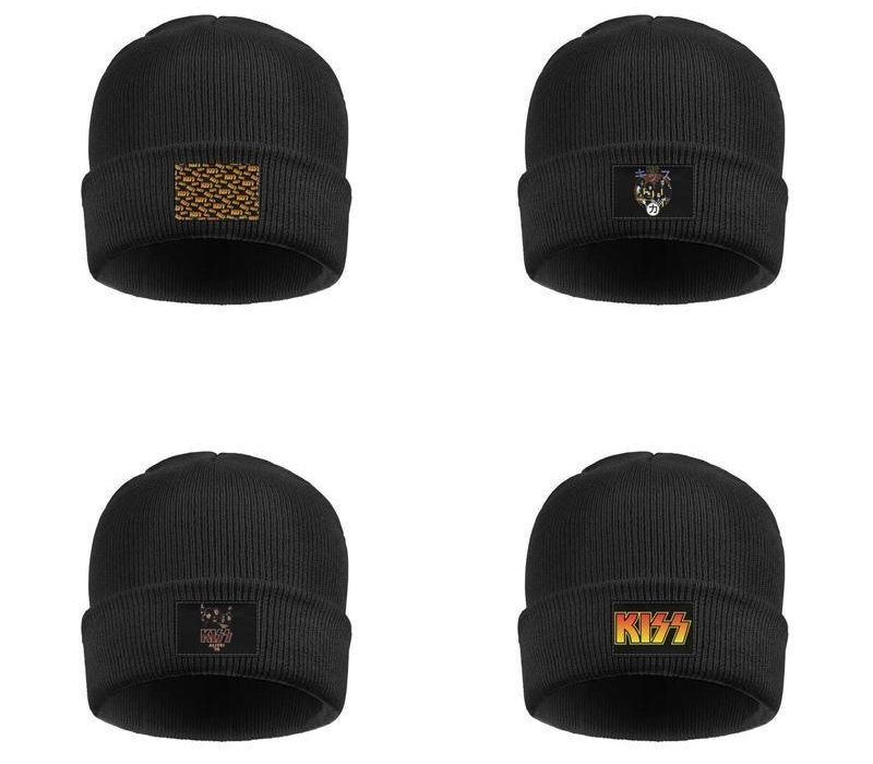 Fashion Kiss Band Skull Cap Beanie Hat Warm Winter Hat for Men and Women