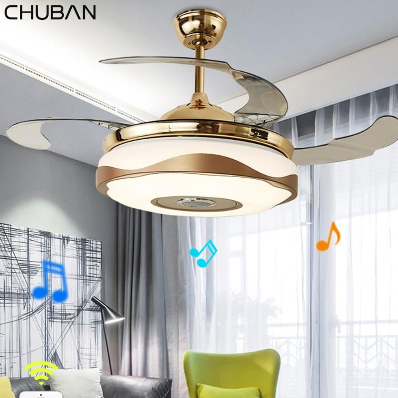 2021 Electric Fans High Quality Ceiling Fan Lights Led Lamp Changing Light Modern Invisible Remote Control 72w From Moncia02 283 71 Dhgate Com Ceiling Fan Lights Led Lamp, Colorled Invisible Ceiling Fans