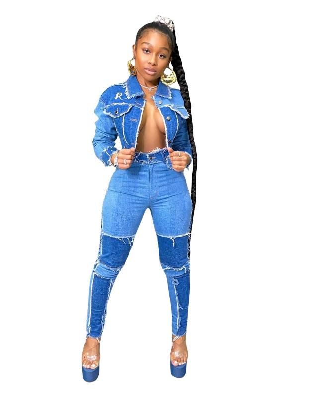 2 piece denim set