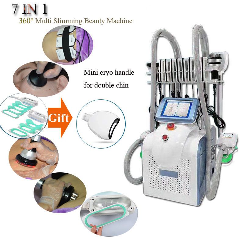 Cryo Lipolysis Cryo Liposuction Cavitation Slim Machine 7 In 1 Cryo Rf Vacuum Cavitation Lipo