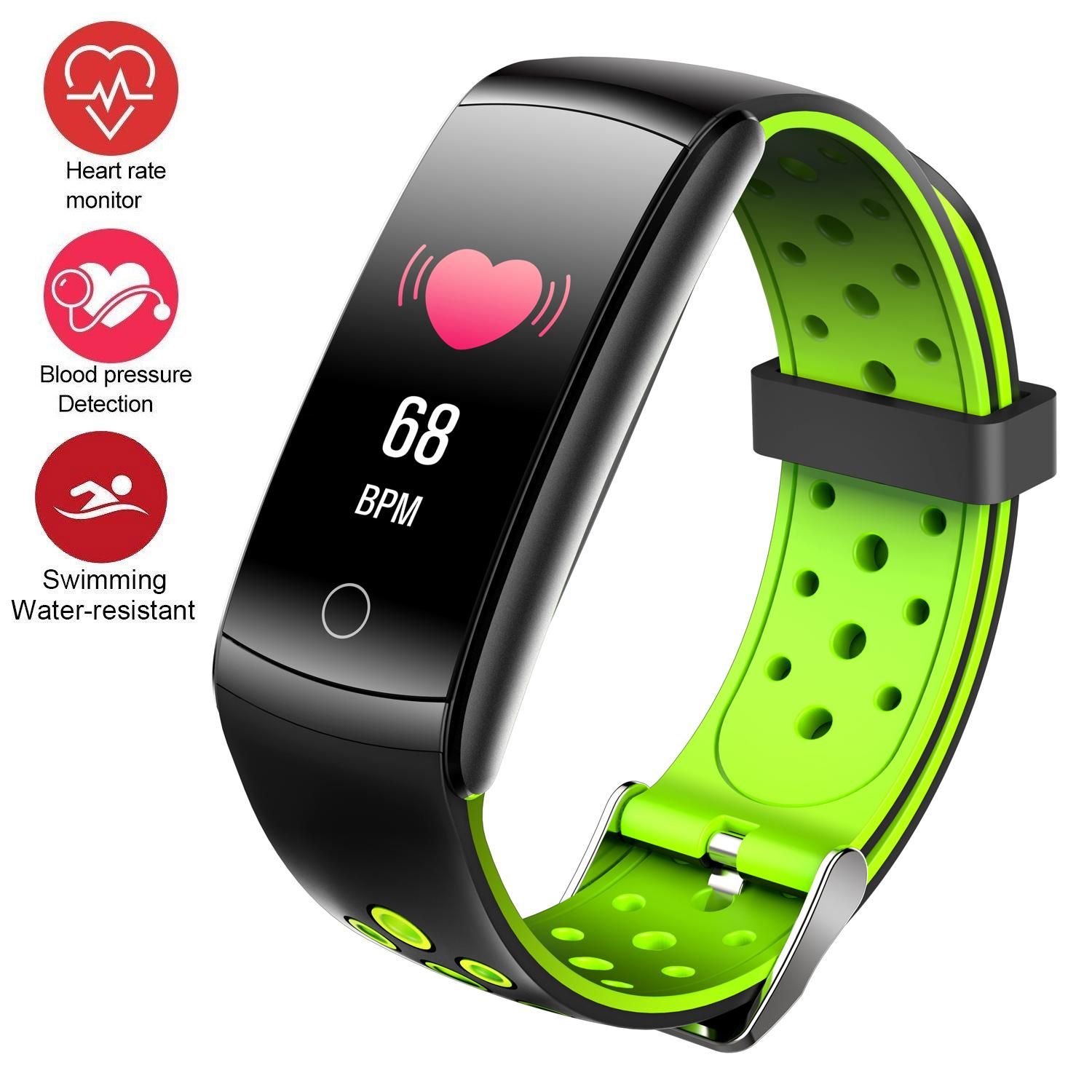 Suministro Al Por Mayor Rastreador Nuevo Deporte Inteligente Pulsera De La  Aptitud Usable Pulsera Del Reloj Contador De Calorías Monitor De Ritmo  Cardíaco Multideporte Inteligente Banda Para IOS Andriod De Ind_auto, 15,75