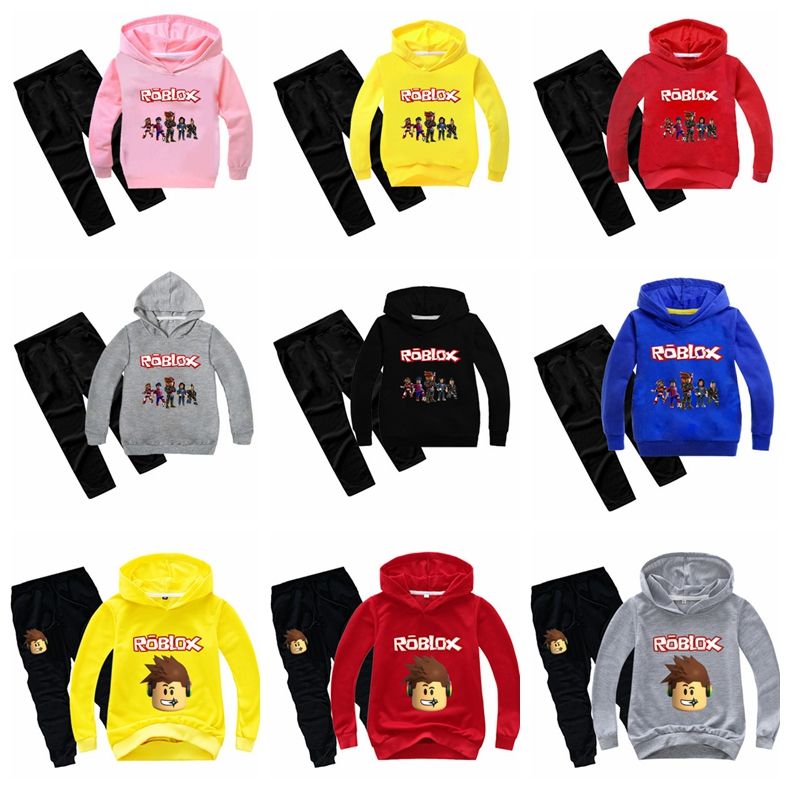 2020 2020 The New Roblox Kids Tracksuit Boys Clothes Set Hoodies And Pants Teenage Sportwear Clothing Sport Suit For Girl Autumn From Zlf999 15 28 Dhgate Com - new boys girls roblox hooded tops kids casual hoodie