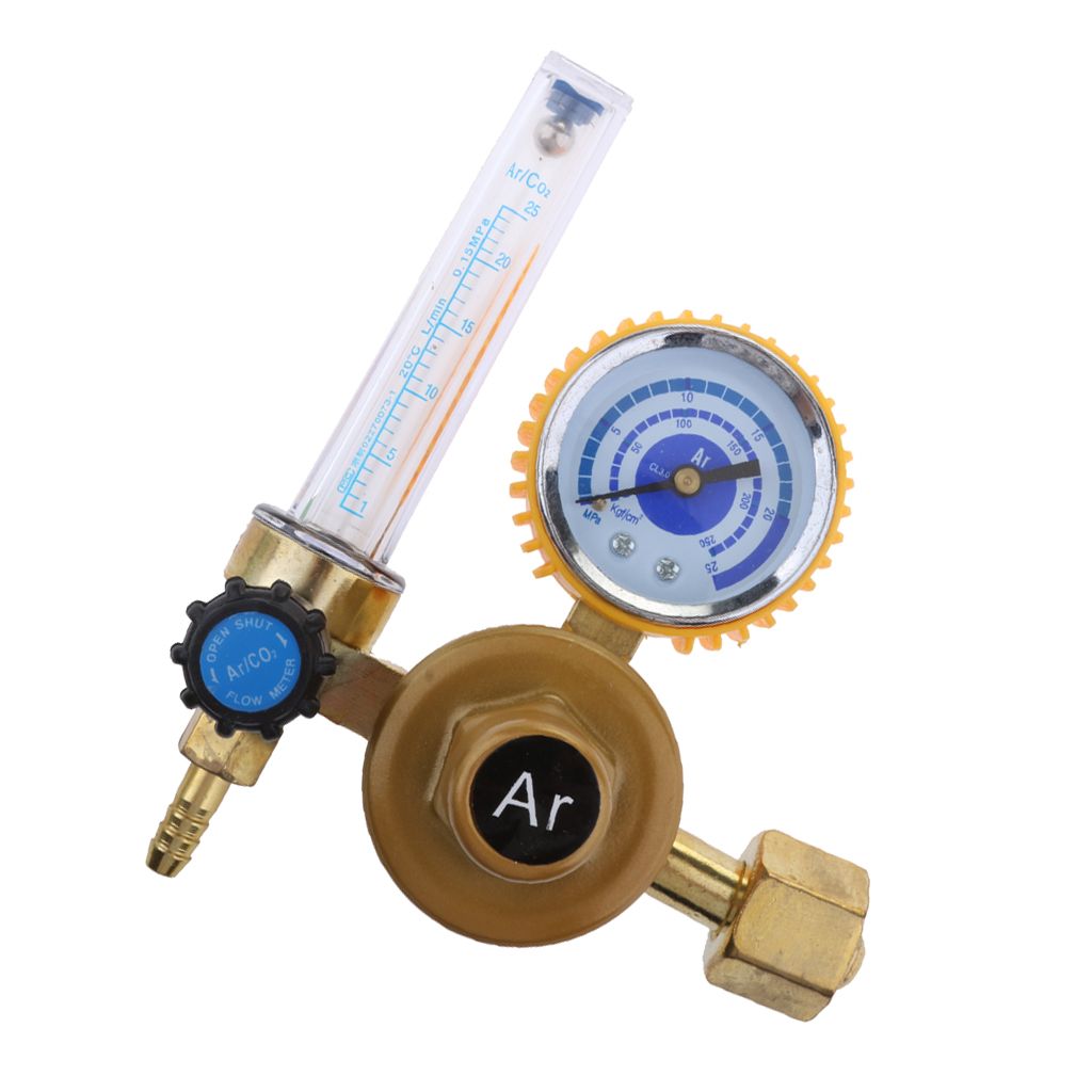 Argon CO2 Flow Meter Regulator Mig Tig Flow Meter Pressure Gauge Range 0-25MPa Argon CO2 Flow Meter Regulator Mig Tig Flow Meter Pressure Gauge Range 0-25MPa