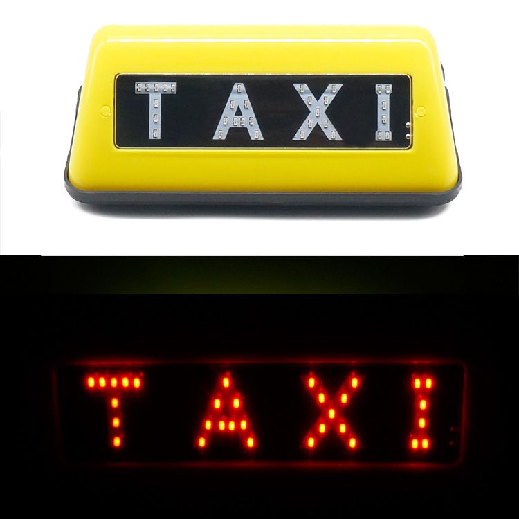 1 PC الأحمر TAXI