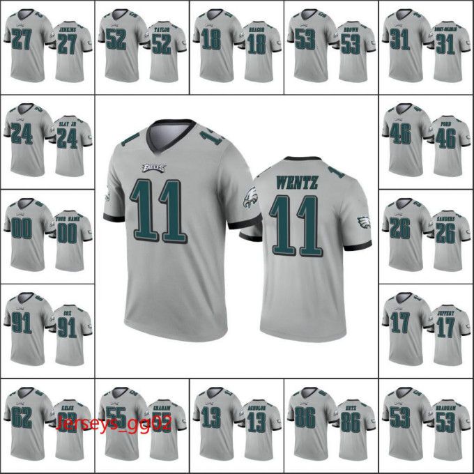 philadelphia eagles inverted jersey