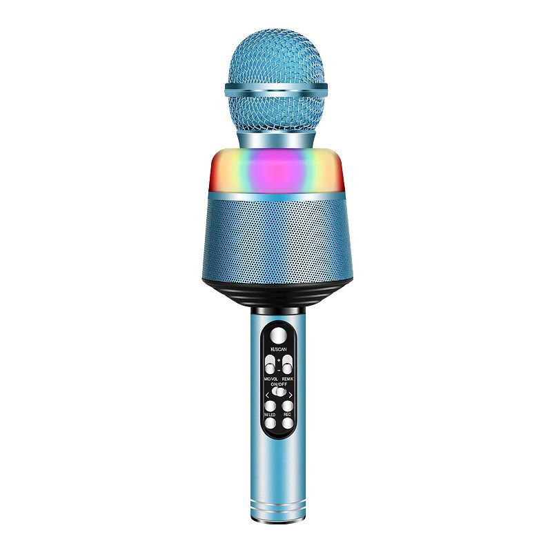 Q008 Bluetooth Microphone Wireless USB Professional Condenser Karaoke Microphone Handheld Mic