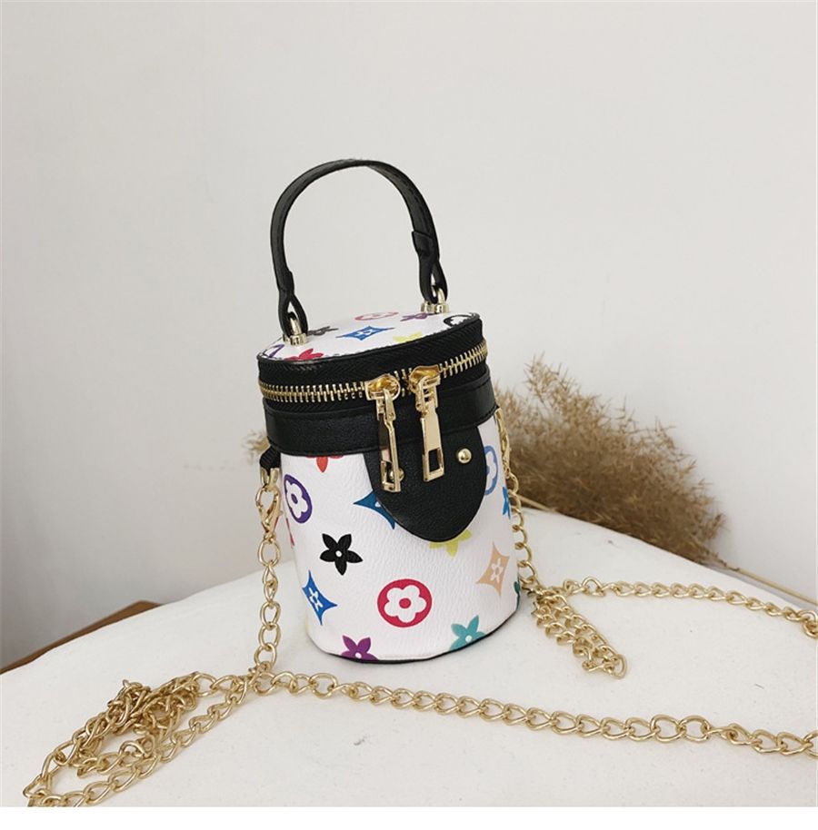 little girls white purse