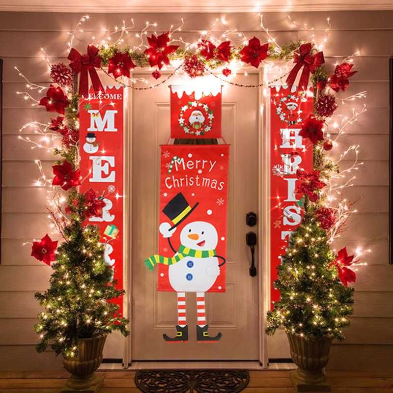 Christmas Decorations For Home Merry Christmas Porch Door Banner Hanging  Ornament Navidad 2020 Kerst New Year Gifts Christmas Decorations Sale  Christmas Decorations Sale Cheap From Margueriter, $5.72| DHgate.Com