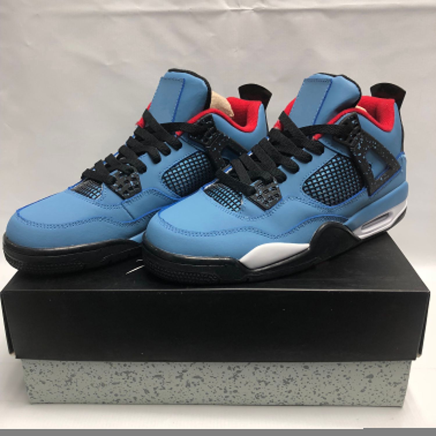 2021 4 With Box New Travis X 4s Iv Classic Houston University Blue