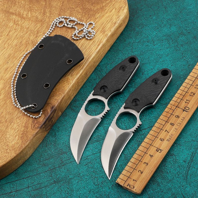 Cherry Claw Tactical Fixed Knife S35vn Carbon Fiber Handle Karambit Necklace Neck Knife Satin Beak Claw Blade Hunting Self Defense Knife Survival Blade Survival Supply From Yingjieknives 33 76 Dhgate Com