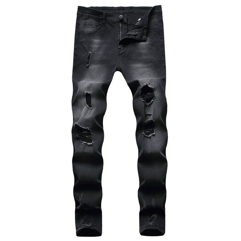21 Man Ripped Jeans Stretch Amazon Speed Sell Through The European And American Teenagers Cultivate Mens Jeans From Just4urwear 21 75 Dhgate Com