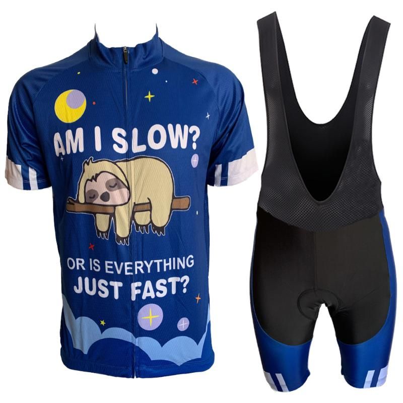 sloth cycling jersey