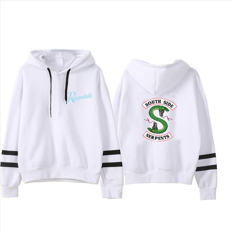 Compre Riverdale Moletom Com Capuz South Side Serpents Hot Sale Hoodie Riverdale Mulheres Manga Comprida Pulôver Roupa Ocasional De Your01, $127,8 | Pt.Dhgate.Com