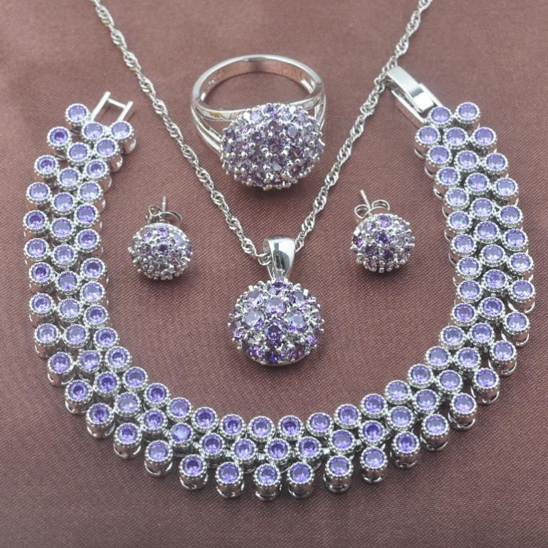 women's jewelry sets silver