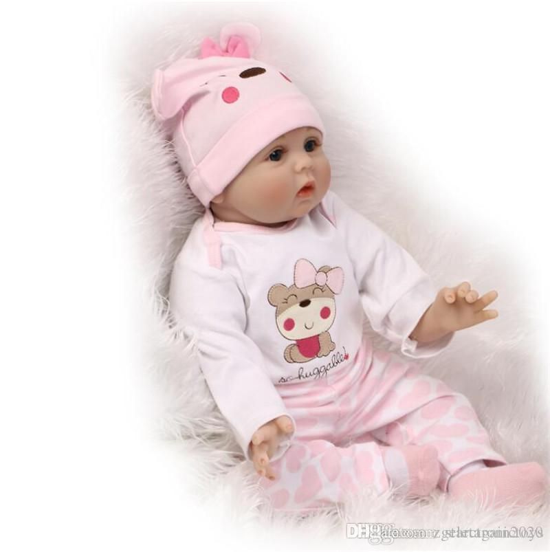 Reborn Baby Dolls Girls Silicone Full Body Lifelike Reborn Doll Sleeping  Anatomically Correct Washable Toy Doll Reborn Babies 30cm,girl_a