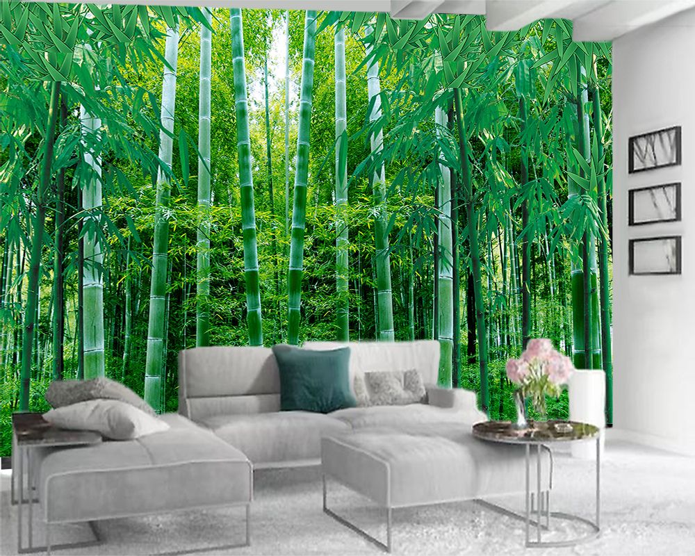3d Mural Wallpaper 3d Photo Wallpaper Custom Tall Green Bamboo Forest  Living Room Bedroom Wallcovering HD Wallpaper From Yunlin188, $36.19 |  DHgate Israel