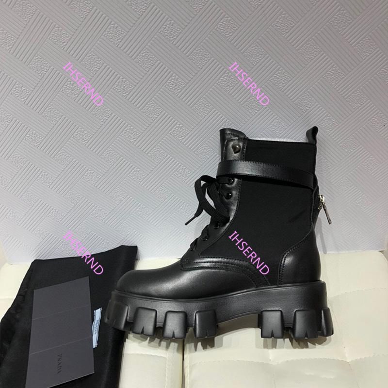 Compra Prada Boots De Diseño De Moda Para Mujer Monolito Motocicleta Botas  Luxe Negro Rodilla Alto Tamaño Bolsa De Botas De Plataforma Alta Calidad 35  40 Barato | Entrega Rápida Y Calidad | Es.Dhgate