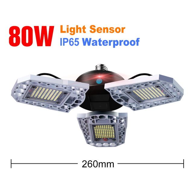 80W-Light Sensor-White 6000K
