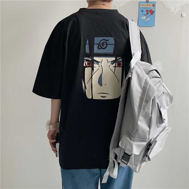 Camisetas de hombres gráficas Tops sueltas Harajuku Ulzzang Tee Ropa coreana