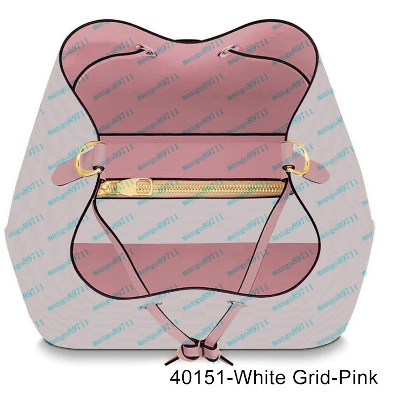 40151-White Grid-Pink